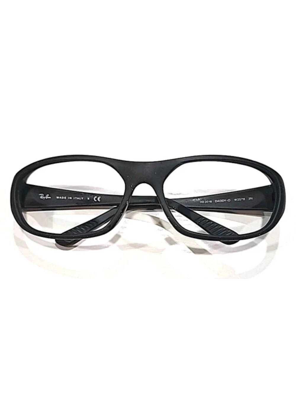 Ray Ban RB2016 W2578 Black Wrap Sunglasses Frame Italy